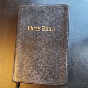 KJV Personal Reference Bible Black Bonded Leather Cornerstone Edition
